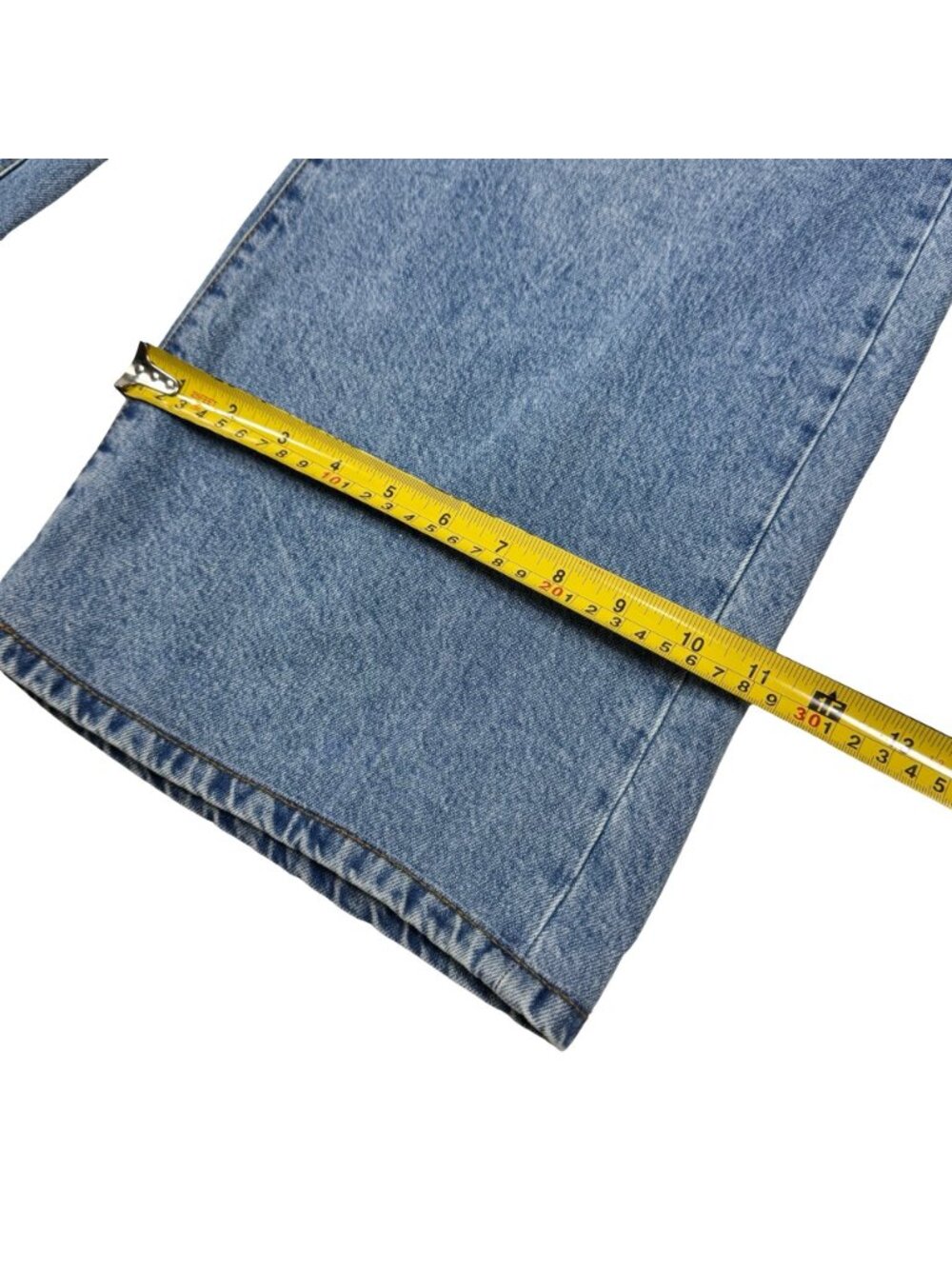 Joe's Jeans Low Rise Wide Leg Jeans 27 Light Wash Relaxed Grunge Minimalist - Picture 11 of 14